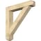 Ekena Millwork Traditional Craftsman Rough Sawn Bracket w/ Offset Brace, Douglas Fir, 8"W x 44"D x 44"H BKT0806X44X44TRA04RDF - alternate 1
